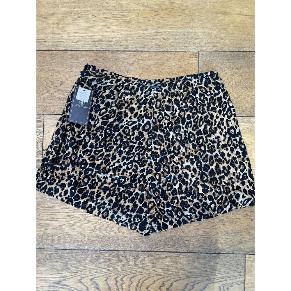 Volcom Gen Wow Print Shorts Animal Print Size XS - Picture 8 of 12